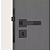 FECHADURA STAM 823/21 BANHEIRO ROSETA QUADRADA PRETO FOSCO - Imagem 4
