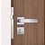 FECHADURA STAM 823/21 BANHEIRO, ROSETA QUADRADA INOX ESCOVADO - Imagem 4