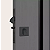 FECHADURA STAM 950 PORTA DE CORRER EXTERNA, ROSETA QUADRADA PRETO - Imagem 3