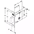 FECHADURA STAM 1004 TETRA (SIMPLES) ROSETA REDONDA CROMADA - Imagem 2