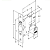 FECHADURA STAM 1005 PIVOTANTE ROLETE, ROSETA QUADRADA BLACK - Imagem 2