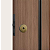 FECHADURA STAM 1005 PIVOTANTE-TETRA, ROSETA REDONDA ANTIQUE - Imagem 3