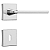 FECHADURA STAM CLASSIC 3000 INTERNA, ROSETA QUADRADA CROMADA - Imagem 1