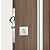 FECHADURA STAM 950 PORTA DE CORRER BANHEIRO, ROSETA QUADRADA CROMADA - Imagem 2