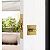 FECHADURA STAM 1006 P/ CORRER BANHEIRO, ROSETA QUADRADA GOLD - Imagem 4