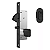FECHADURA STAM 940 PORTA CORRER, PRETO FOSCO - Imagem 1