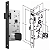 FECHADURA STAM 803/11 EXTERNA, ROSETA REDONDA ANTIQUE - Imagem 2