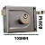 FECHADURA PADO 525/100 SOBREPOR INOX POLIDO - Imagem 2