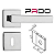 FECHADURA PADO CONCEPT 409-40 INTERNA ROSETA QUADRADA CROMADO - Imagem 4