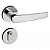 FECHADURA PADO CONCEPT 401-40 EXTERNA, ROSETA REDONDA CROMADA - Imagem 1