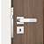 FECHADURA STAM 813/21 INTERNA, ROSETA QUADRADA CROMADA - Imagem 3