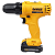 Parafusadeira bateria 12v bivolt dcd700c2-br dewalt - Imagem 1