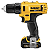 Parafusadeira bateria 12v bivolt dcd710d2-br dewalt - Imagem 1