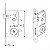 FECHADURA PADO CONCEPT 401-40 EXTERNA TETRA ROSETA REDONDA ANTIQUE - Imagem 3
