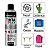 Tinta spray 300ml preto fosco - Imagem 2
