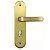 Fechadura mgm stilo wc espelho bronze latonado - Imagem 1