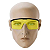 Óculos segurança carbografite spectra 2000 amarelo - Imagem 2