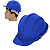 Capacete de segurança azul deltaplus - Imagem 3