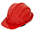 Capacete de segurança vermelho deltaplus - Imagem 1