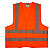 Colete refletivo cg06 laranja - Imagem 1