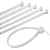 Abraçadeira de nylon branca 2,5 x 150 (100 unidades) - Imagem 1