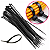 Abraçadeira de nylon preta 2,5 x 150 (100 unidades) - Imagem 3