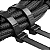 Abraçadeira de nylon preta 3,6 x 200 (100 unidades) - Imagem 2