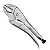 Alicate de pressao 10" curvo reto mtx - Imagem 1