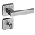 Fechadura pado concept 471-40 banheiro roseta quadrada inox escovado - Imagem 1