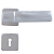Fechadura mgm capri interna roseta quadrada aluminio - Imagem 1