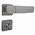 Fechadura mgm capri wc roseta quadrada aluminio - Imagem 1