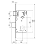 Fechadura mgm capri wc roseta quadrada aluminio - Imagem 4