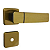 Fechadura mgm capri wc roseta quadrada bronze latonado - Imagem 3