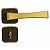 Fechadura mgm paris wc roseta quadrada bronze latonado - Imagem 1