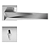 Fechadura pado ascot rq2 - 55 banheiro roseta quadrada acetinada escovada - Imagem 1
