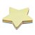 Bloco de Anotações BRW Tom Pastel 70mm X 70mm Com 100 Folhas e 5 Cores Formato Estrela - Imagem 2
