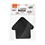 Bloco de notas adesivos BRW Smart Notes Preto Formato Seta Com 50 Folhas - Imagem 1