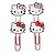 Clip Hello Kitty Molin com 4 unidades 21706 - Imagem 1
