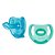 Kit Chupetas Lillo Soft Comfort +6 Meses Com 2 Azul/verde - Imagem 2