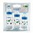 Kit Mamadeiras Kuka Big Natural Bico Universal 150ml 240ml 330ml Azul - Imagem 1