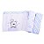 Kit Manta Cueiro Baby Nice 80x80cm 3 Unidades Azul Bebê - Imagem 2