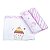 Kit Manta Cueiro Baby Nice 80x80cm 3 Unidades Rosa Bebê - Imagem 2