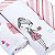 Kit Manta Cueiro Baby Nice 80x80cm 3 Unidades Rosê - Imagem 2