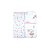 Kit Manta Cueiro Flanelado Baby Joy 79cm x 80cm Menina - Imagem 1