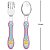 Kit Talher Buba Animal Fun - Girafinha +6m - Imagem 1