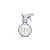 Pulverizador Santa Clara Mini Bolinha Pet Transparente 180ml - Imagem 1
