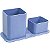 Porta Canetas Duplo Dello Azul Claro 3030 - Imagem 2