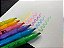 Kit com 6 Marca Texto com Gliiter Fluorescente Molin - Imagem 3