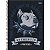 Caderno Capa Dura Universitário Power Dog Foroni 10 Materias 160 Folhas - Capas Sortidas - Imagem 1