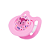 Chupeta Lolly Tamanho 1 Silicone Bico Ortodôntico Rosa 0-6 Meses 4014-01 - Imagem 3